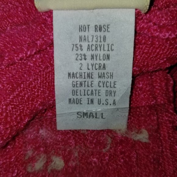 #603 NWOT KD Dance Sexy Hot Pink Ribbed Knit Top S - Picture 9 of 10